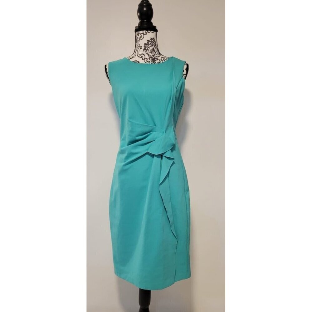 Kobi Halperin Women's Aqua Blue Casual Dress 10